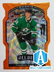 2020-21 Allure Hockey ORANGE SLICE PARALLEL Rookie Stars THOMAS HARLEY #95